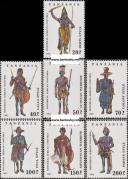 *Známky Tanzánia 1993 Domorodé kostýmy MNH séria - Kliknutím na obrázok zatvorte -